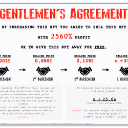 [#256] 2560% Gentlemen's Agreement