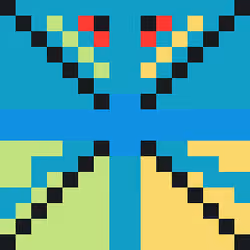 Design #008 (Blue and Yellow)