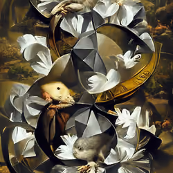 silver petals