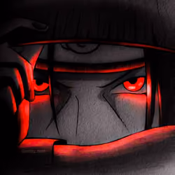 Art Glow Itachi Uchiha
