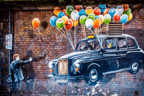 GlasgowMural #4: Economical Taxi