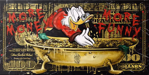 Rich donald duck
