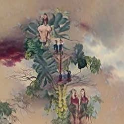 Metaverse NFT Art - Tree painting