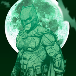 Batman green moon