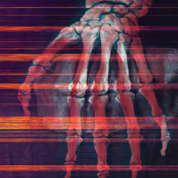 skeleton hand - qlitch #1 
