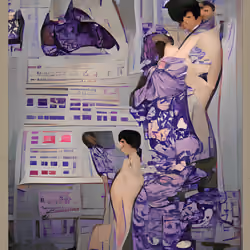 ▲Ⱡ▲ Naked Neurons B001 by Andrei Lev-Ari, NFT painting, ArtCraftLand, Israeli artists digital 