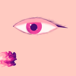 cream eye