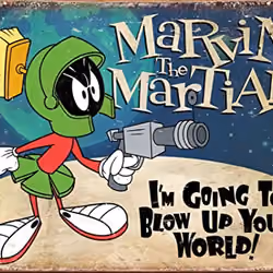 Marvin The Martian Blow up the World 