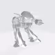 3D ED-209 Silver 