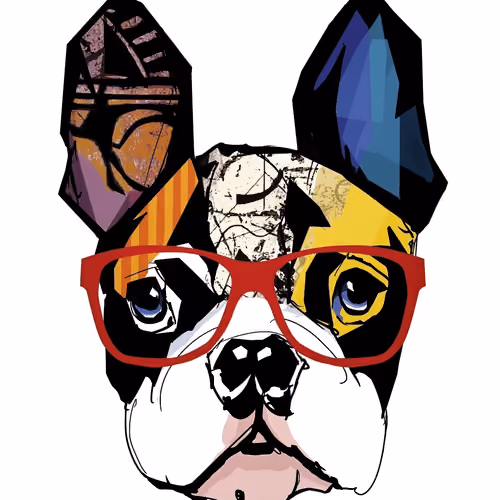 Glasses dog