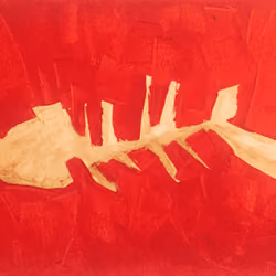 Arête de poisson rouge - Raspa roja de pescado