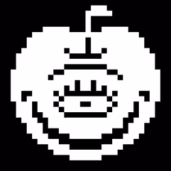 Black-and-White Apple