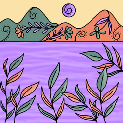 Fancy Landscapy #6 | Better things ahead | Digital NFT Art