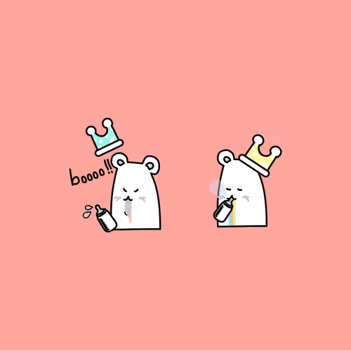 Very Long Monochrome Animals baby Mouse boooo!