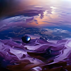 Purple desert