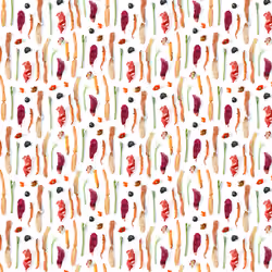 Organic waste. Endless photo pattern