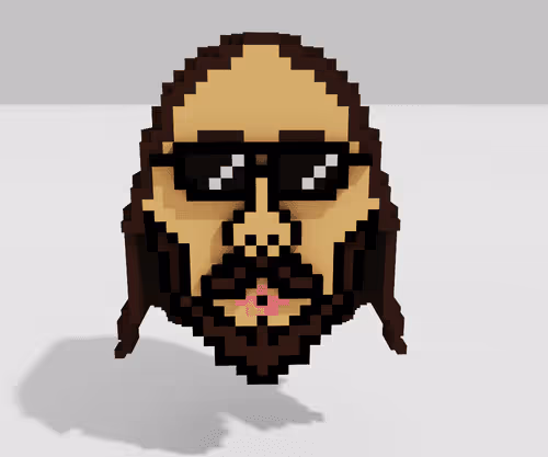 Republican Jesus Voxel