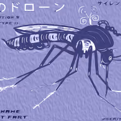 "Mosquito Drone" (蚊のドローン) [rewD-Oil Paint ***Limited Collector's Edition***] #014