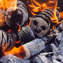 The coin is on fire