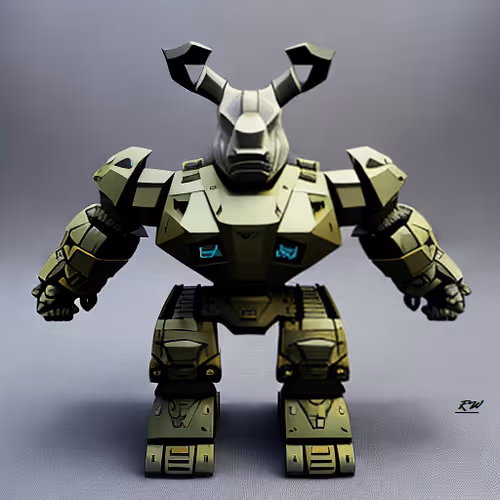 Rhino Robot Warriors