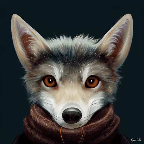 Wolf NFT #001 - Wolves Art