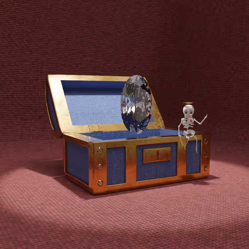 GEM SKULL Treasure Chest 0402