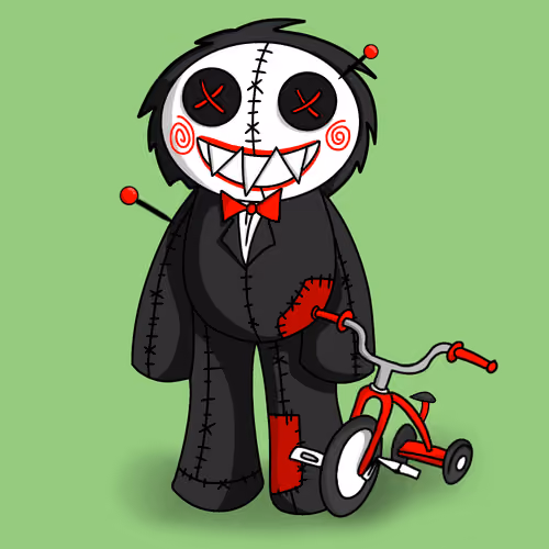 Jigsaw voodoo doll