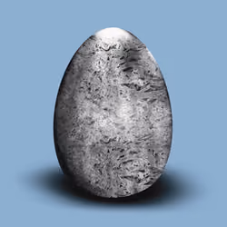 Silver egg
