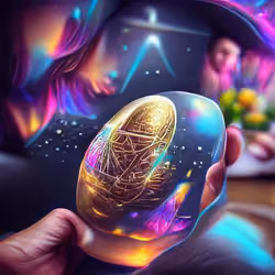 Easter golden egg