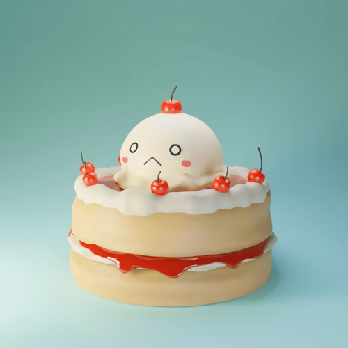 Cute Ice Cream 0156 Cherry Paradise