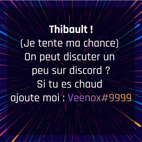 Pour Thibault
