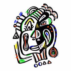 Modern abstract people #5