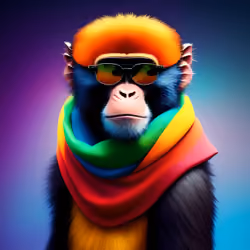 Urban Rainbow Apes #038