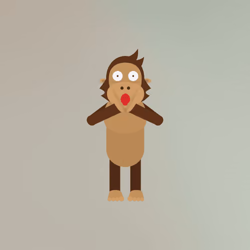 Funny Monkey Art
