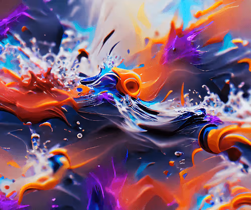 Abstract Color Splash
