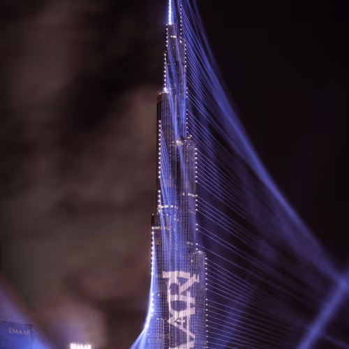Burj Khalifa on NYE 2022