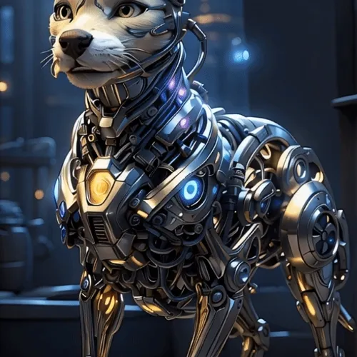 Animated Cyborg Dog NFT #1