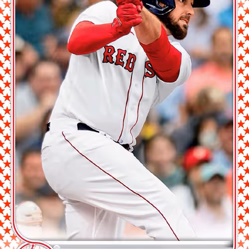 Boston Red Sox R Travis Shaw Base Independence Day