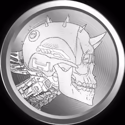 Silver Skull Token #47