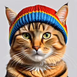 Cat with hat #77