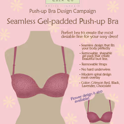 EuphorianZ "Bra Design 2 Seamless Red"