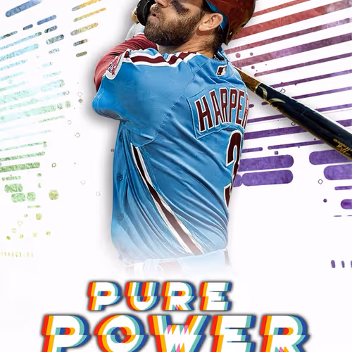 Philadelphia Phillies R Bryce Harper Pure Power Wh