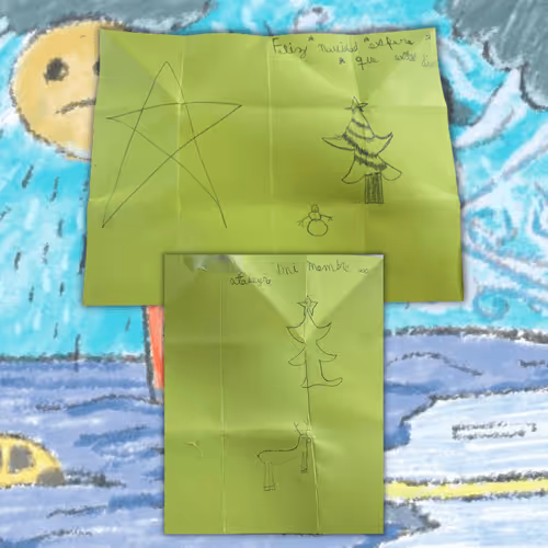 A Thank you Christmas Card
