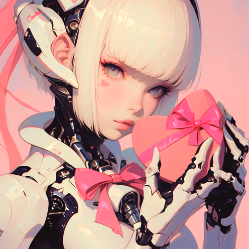 Cyberpunk Girl Valentine S Day