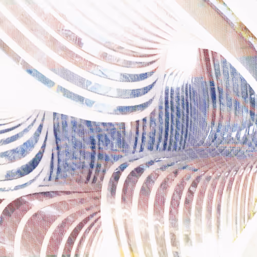 Architect in movement of linear space