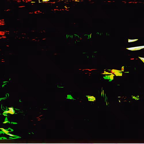 Negative Dream of blue dimension in track