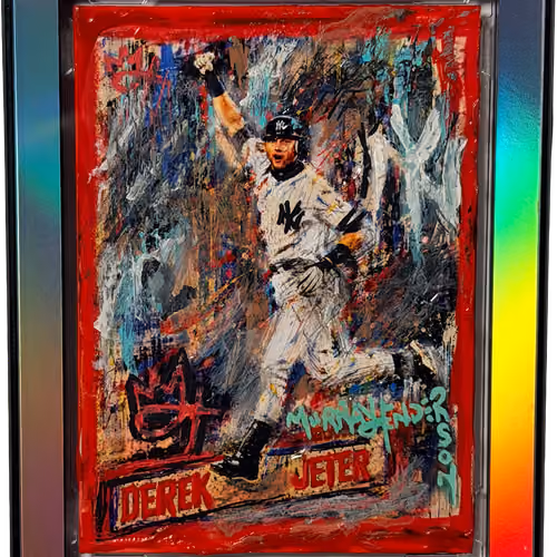 2026 Murray Henderson Original Art | Derek Jeter | “The Captain” 1/1 | M1NT G1
