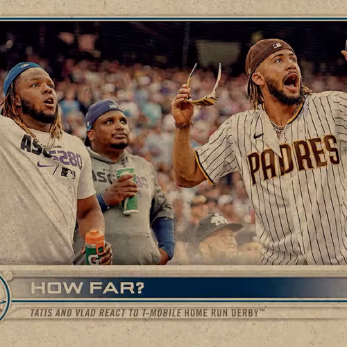 Major League Baseball R How Far Base Vintage Stock