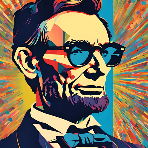 Pop Art Series Nft President Lincoln