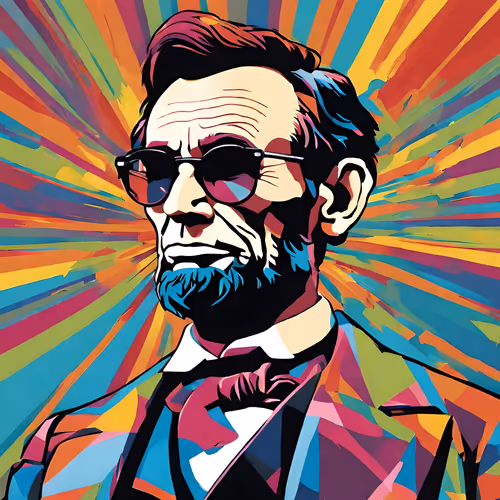 Pop Art Series Nft President Lincoln